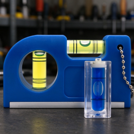 Portable Magnetic Mini Spirit Level – Pocket-Sized Leveling Tool with Dual Vials