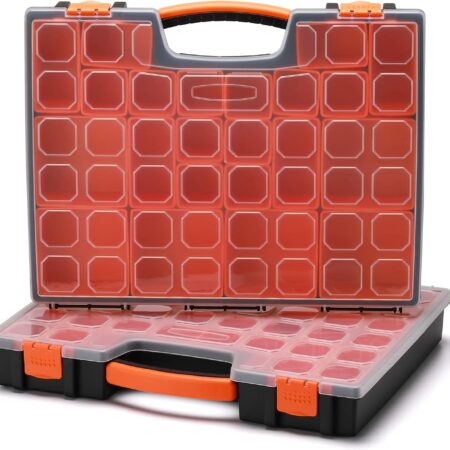 Multifunctional portable storage box set, featuring a total of 44 removable compartments
