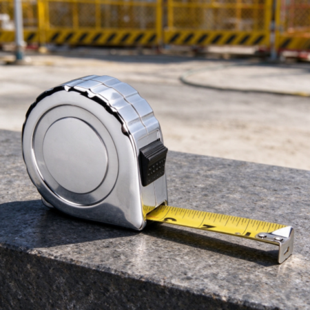 All-Metal Polished Tape Measure – Heavy-Duty Construction Tape Measure
